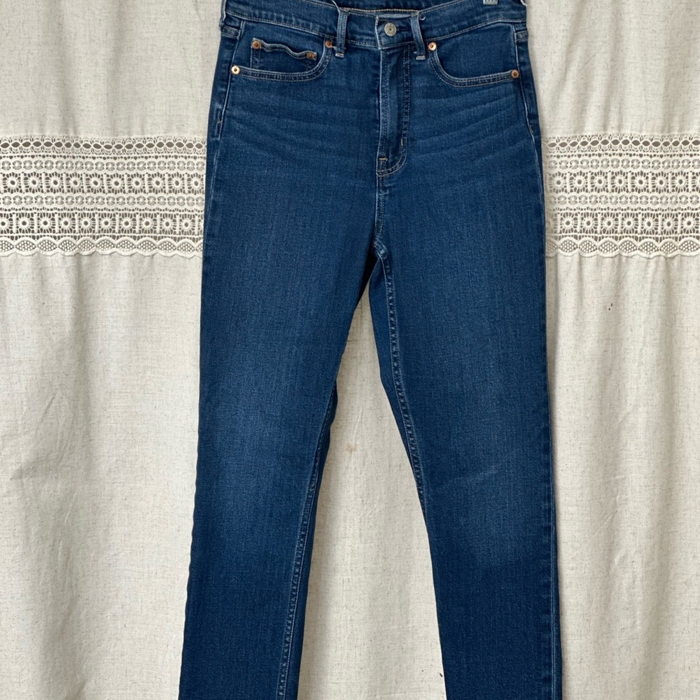 GAP Women’s Vintage Slim High Rise Blue Denim Jeans